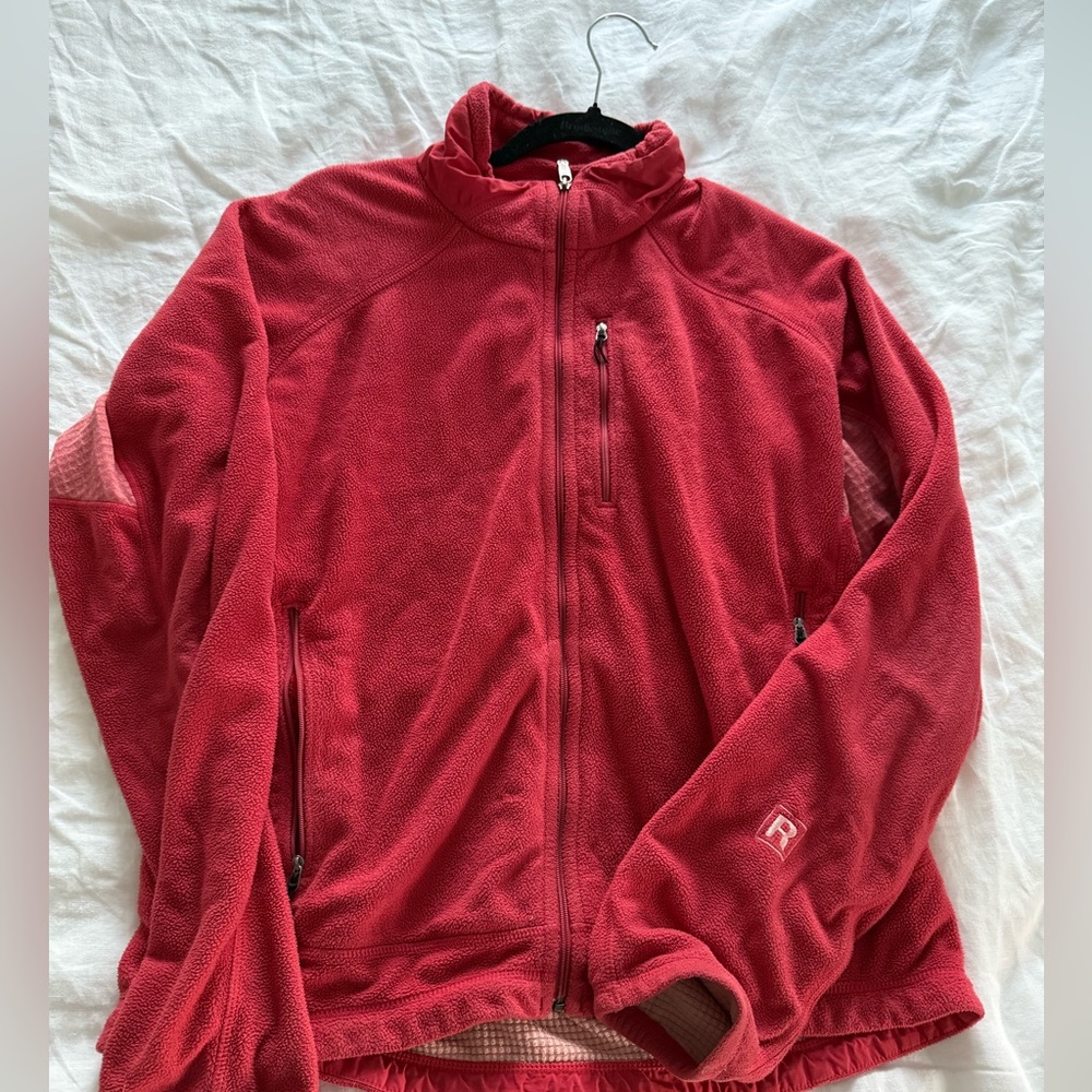 Vintage Peach Patagonia Zip Up Fleece